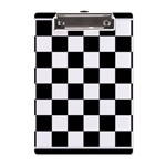 Chess Board Background Design A5 Acrylic Clipboard