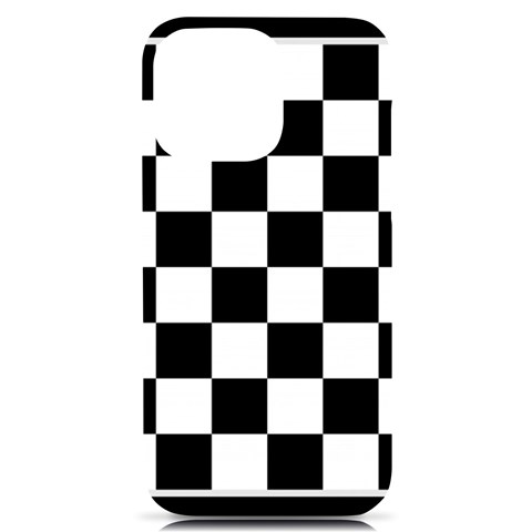 Chess Board Background Design iPhone 14 Pro Max Black UV Print Case from ArtsNow.com Front