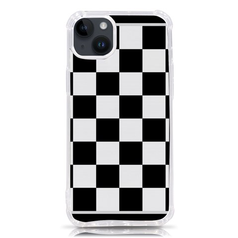 Chess Board Background Design iPhone 14 Plus TPU UV Print Case from ArtsNow.com Front