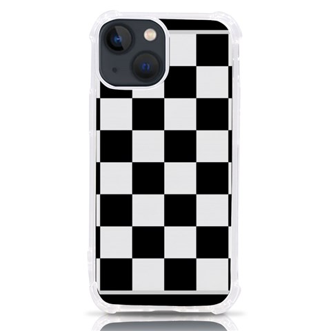 Chess Board Background Design iPhone 13 mini TPU UV Print Case from ArtsNow.com Front