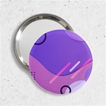 Hand Drawn Abstract Organic Shapes Background 2.25  Handbag Mirrors