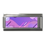 Hand Drawn Abstract Organic Shapes Background Superlink Italian Charm (9mm)