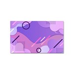 Hand Drawn Abstract Organic Shapes Background Sticker Rectangular (10 pack)