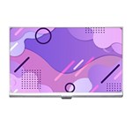 Hand Drawn Abstract Organic Shapes Background Business Card Holder