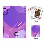 Hand Drawn Abstract Organic Shapes Background Playing Cards Single Design (Rectangle)