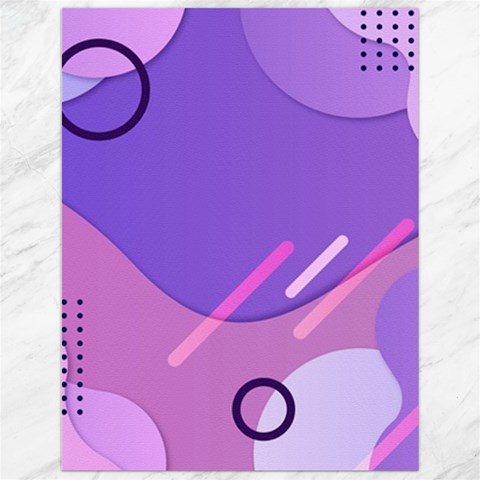 Hand Drawn Abstract Organic Shapes Background Canvas 12  x 16  from ArtsNow.com 11.86 x15.41  Canvas - 1