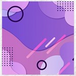 Hand Drawn Abstract Organic Shapes Background Canvas 20  x 20 