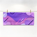 Hand Drawn Abstract Organic Shapes Background Hand Towel