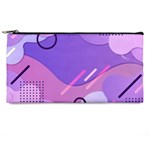 Hand Drawn Abstract Organic Shapes Background Pencil Case