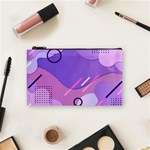 Hand Drawn Abstract Organic Shapes Background Cosmetic Bag (Small)