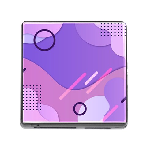 Hand Drawn Abstract Organic Shapes Background Memory Card Reader (Square 5 Slot) from ArtsNow.com Front