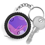 Hand Drawn Abstract Organic Shapes Background Measuring Tape