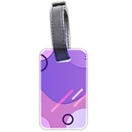 Hand Drawn Abstract Organic Shapes Background Luggage Tag (two sides)
