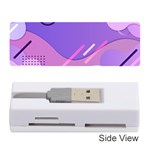 Hand Drawn Abstract Organic Shapes Background Memory Card Reader (Stick)