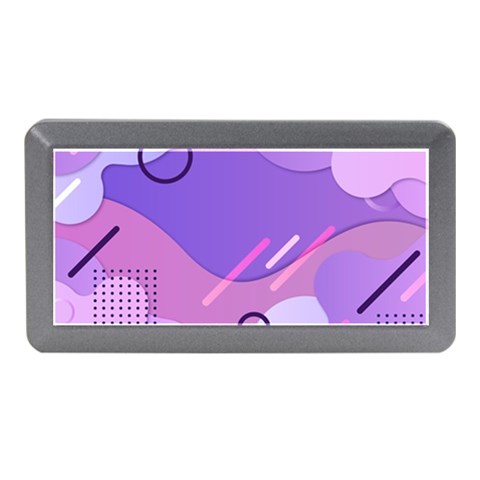 Hand Drawn Abstract Organic Shapes Background Memory Card Reader (Mini) from ArtsNow.com Front