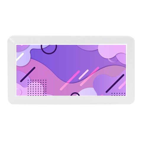 Hand Drawn Abstract Organic Shapes Background Memory Card Reader (Mini) from ArtsNow.com Front