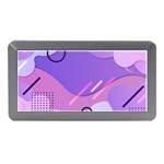 Hand Drawn Abstract Organic Shapes Background Memory Card Reader (Mini)