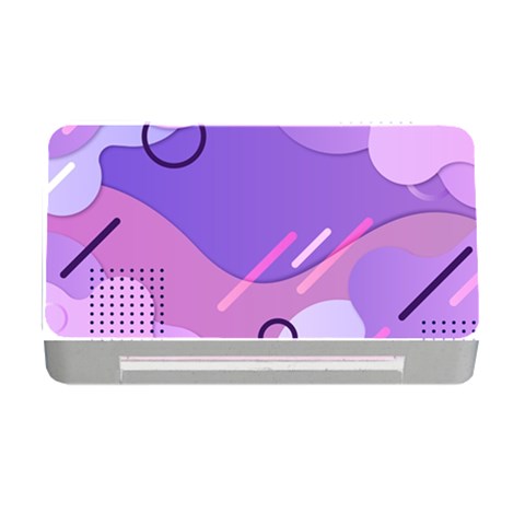 Hand Drawn Abstract Organic Shapes Background Memory Card Reader with CF from ArtsNow.com Front