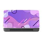 Hand Drawn Abstract Organic Shapes Background Memory Card Reader with CF