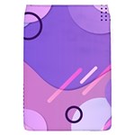 Hand Drawn Abstract Organic Shapes Background Removable Flap Cover (L)