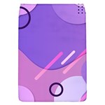 Hand Drawn Abstract Organic Shapes Background Removable Flap Cover (S)