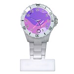 Hand Drawn Abstract Organic Shapes Background Plastic Nurses Watch