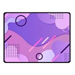 Hand Drawn Abstract Organic Shapes Background Two Sides Fleece Blanket (Small)