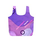 Hand Drawn Abstract Organic Shapes Background Full Print Recycle Bag (S)