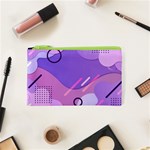 Hand Drawn Abstract Organic Shapes Background Cosmetic Bag (XS)