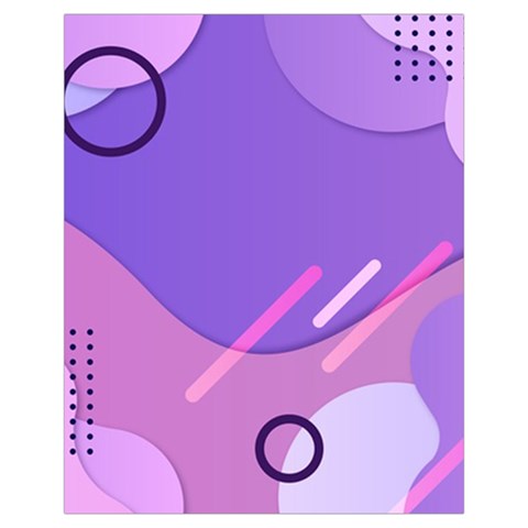 Hand Drawn Abstract Organic Shapes Background Drawstring Pouch (XL) from ArtsNow.com Front