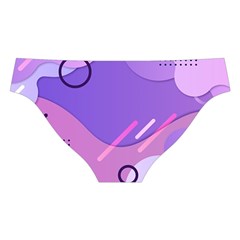 Hand Drawn Abstract Organic Shapes Background Cross Back Hipster Bikini Set from ArtsNow.com Back Under