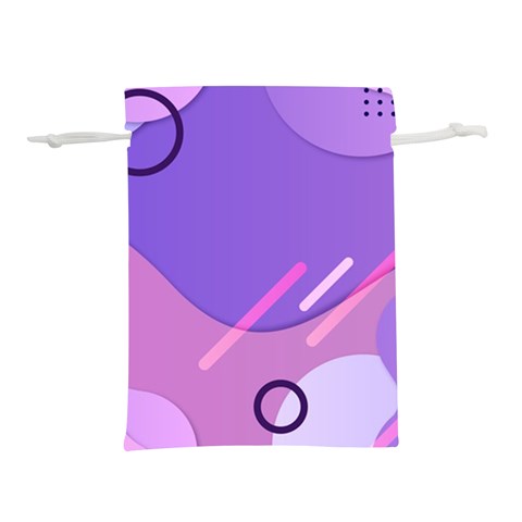 Hand Drawn Abstract Organic Shapes Background Lightweight Drawstring Pouch (L) from ArtsNow.com Front
