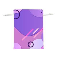 Hand Drawn Abstract Organic Shapes Background Lightweight Drawstring Pouch (L) from ArtsNow.com Front