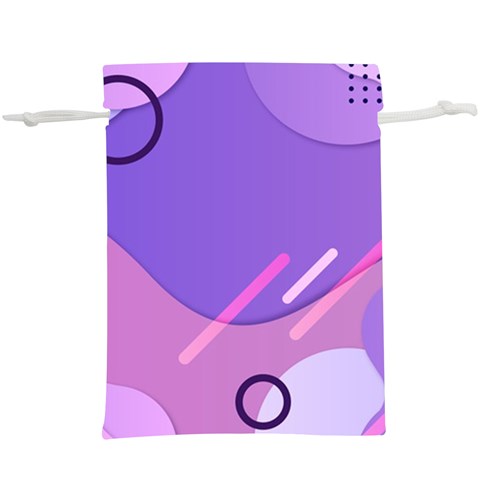 Hand Drawn Abstract Organic Shapes Background Lightweight Drawstring Pouch (XL) from ArtsNow.com Front