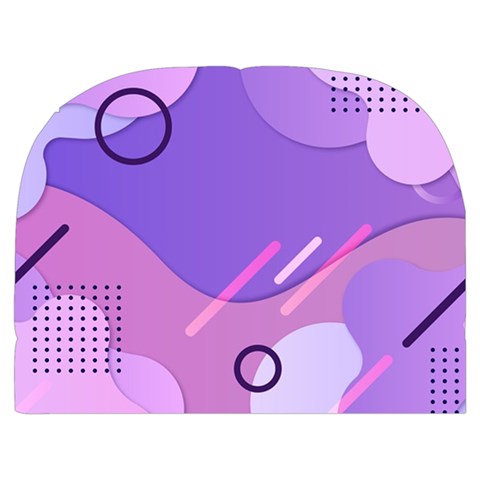 Hand Drawn Abstract Organic Shapes Background Make Up Case (Medium) from ArtsNow.com Front