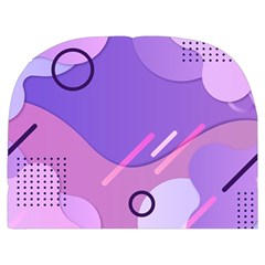 Hand Drawn Abstract Organic Shapes Background Make Up Case (Medium) from ArtsNow.com Back