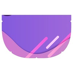 Hand Drawn Abstract Organic Shapes Background Make Up Case (Medium) from ArtsNow.com Side Left