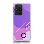 Hand Drawn Abstract Organic Shapes Background Samsung Galaxy S20 Ultra 6.9 Inch TPU UV Case
