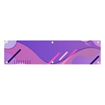 Hand Drawn Abstract Organic Shapes Background Banner and Sign 4  x 1 