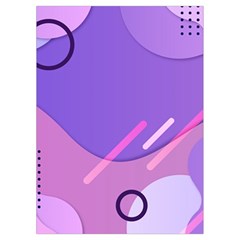 Hand Drawn Abstract Organic Shapes Background Playing Cards Single Design (Rectangle) with Custom Box from ArtsNow.com Card