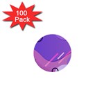 Colorful Labstract Wallpaper Theme 1  Mini Buttons (100 pack) 