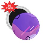 Colorful Labstract Wallpaper Theme 2.25  Magnets (10 pack) 