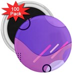 Colorful Labstract Wallpaper Theme 3  Magnets (100 pack)
