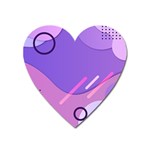 Colorful Labstract Wallpaper Theme Heart Magnet