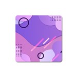 Colorful Labstract Wallpaper Theme Square Magnet