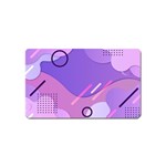 Colorful Labstract Wallpaper Theme Magnet (Name Card)