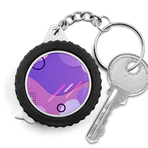 Colorful Labstract Wallpaper Theme Measuring Tape from ArtsNow.com Front