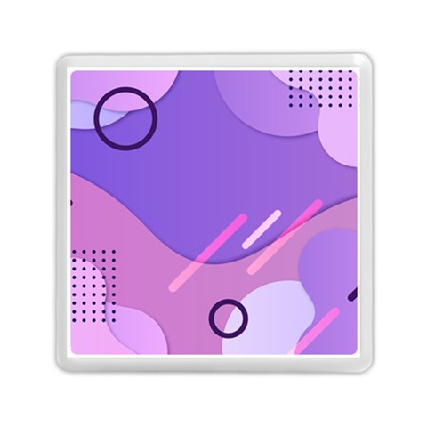 Colorful Labstract Wallpaper Theme Memory Card Reader (Square) from ArtsNow.com Front