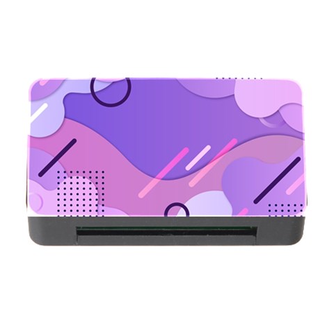 Colorful Labstract Wallpaper Theme Memory Card Reader with CF from ArtsNow.com Front