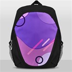 Colorful Labstract Wallpaper Theme Backpack Bag